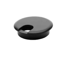 Commercial Electric 2-1/2 in. Furniture Hole Cover, Black