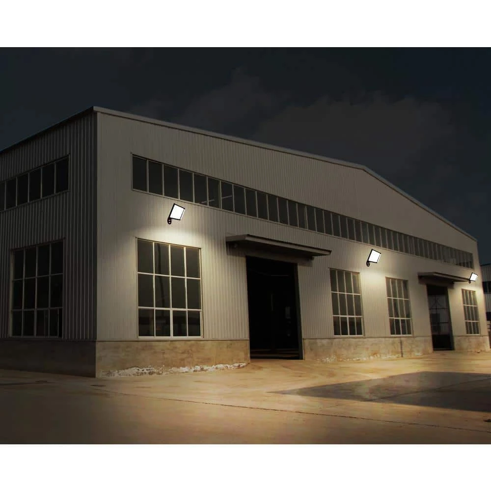 Commercial Electric 46-Watt Bronze Outdoor Integrated LED Street Lamp Flood Light with Dusk to Dawn Control - Image 8