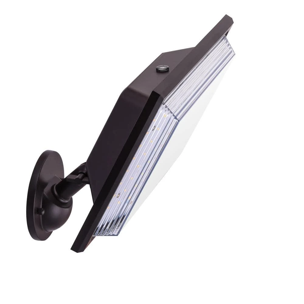 Commercial Electric 46-Watt Bronze Outdoor Integrated LED Street Lamp Flood Light with Dusk to Dawn Control - Image 5