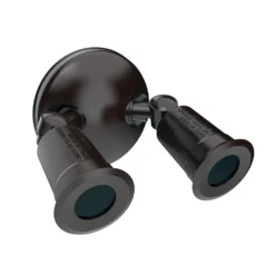 Commercial Electric Twin-Head Bronze Outdoor Flood Light for Outdoor Security Lighting