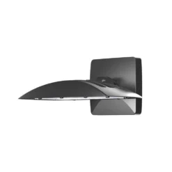 Commercial Electric Residential 550-Watt Equivalent Integrated LED Bronze Outdoor Wall Pack/Flood Light, 8000 Lumens