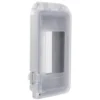 Commercial Electric Clear 1-Gang Non-Metallic Weatherproof Horizontal/Vertical Receptacle Cover