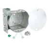 Commercial Electric 2-1/8 in. Deep 21.5 cu. in. Fan Box with Side Bracket and Metal Cover