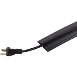 Commercial Electric 5 ft. PVC Floor Cord Protector in Black