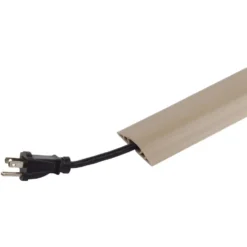 Commercial Electric 5 ft. PVC Floor Cord Protector in Ivory