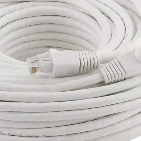 Commercial Electric 100 ft. CAT6 Ethernet Cable in White - Image 2