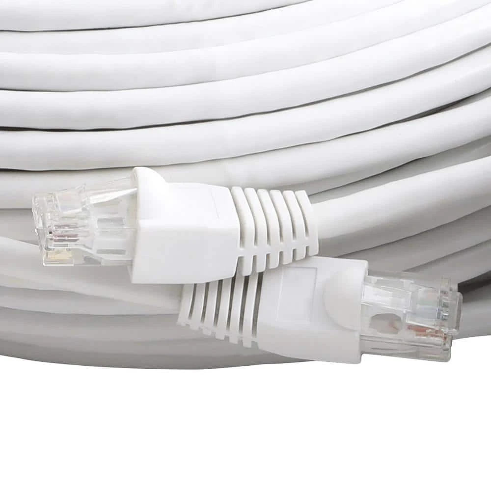 Commercial Electric 150 ft. CAT6 Ethernet Cable in White - Image 3
