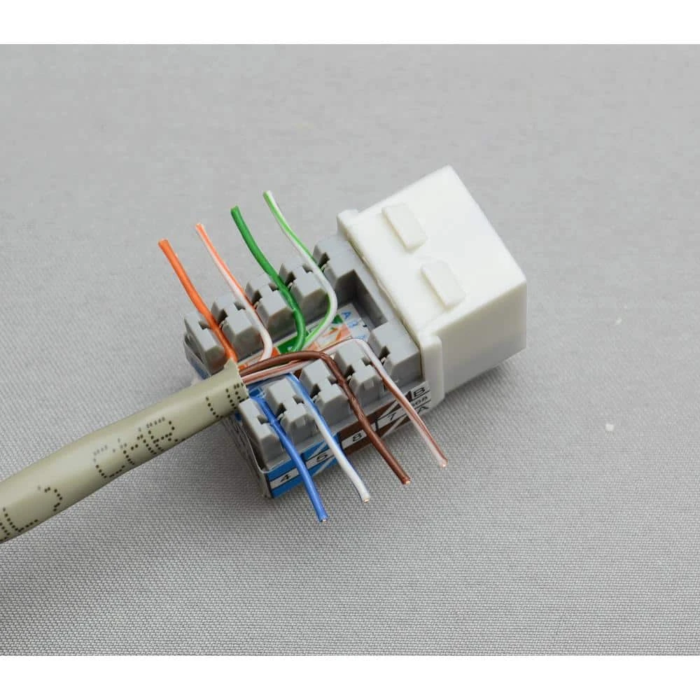 Commercial Electric Category 5e Jack - White (10-Pack) - Image 6