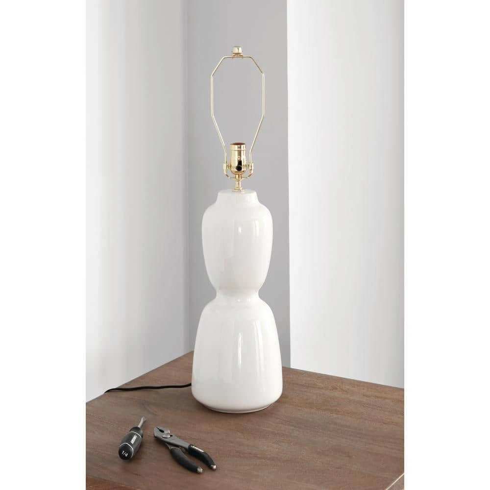 Commercial Electric Brass DIY Make-A-Lamp Kit with 3-Way Turn Knob Lamp Socket - Image 2