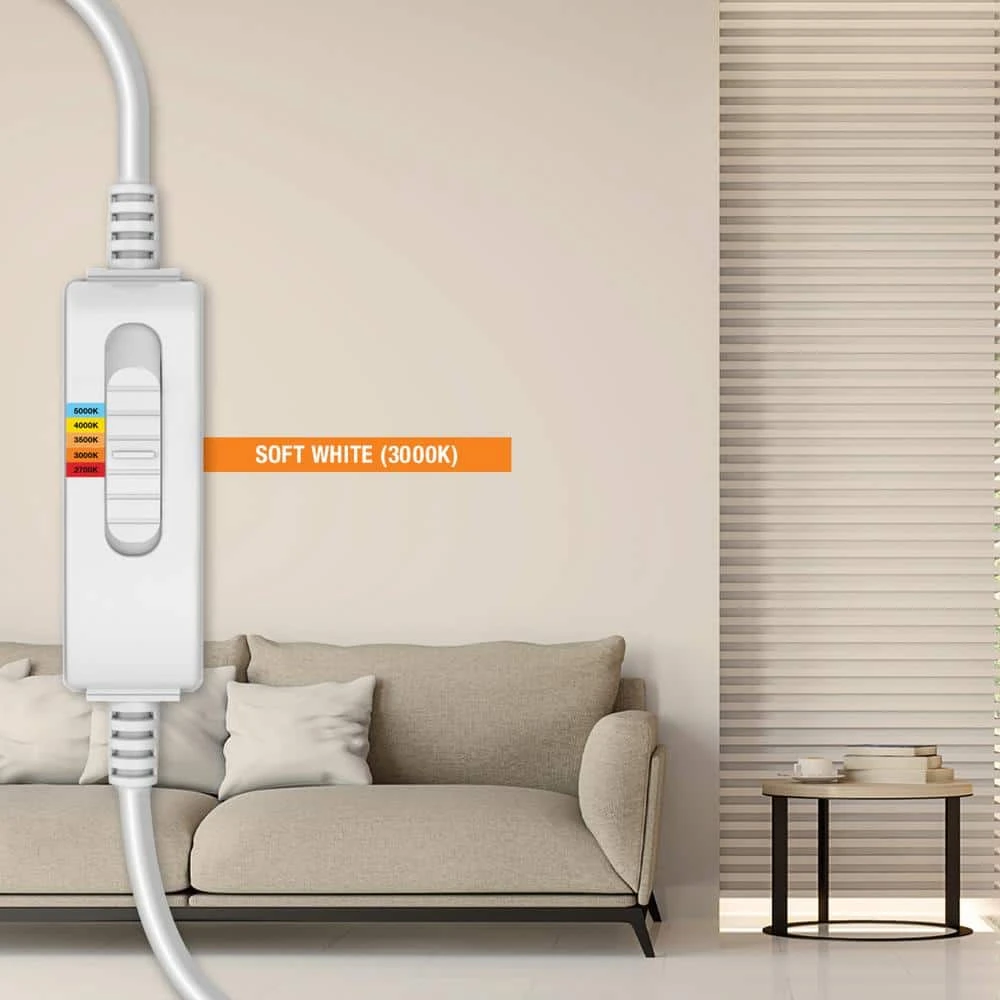 Commercial Electric Slim Baffle 4 in. Color Selectable New Construction and Remodel Canless Recessed Integrated LED Kit (4-Pack) - Image 8