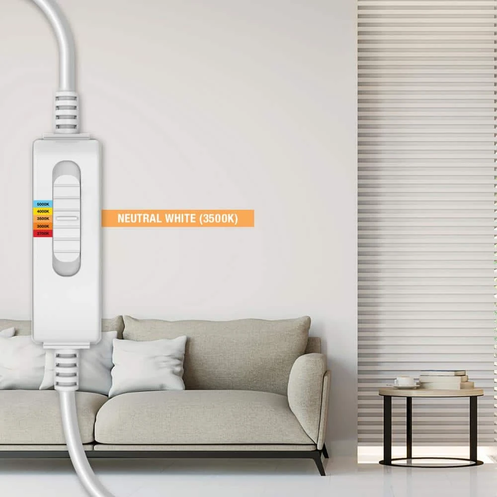 Commercial Electric Slim Baffle 6 in. Color Selectable New Construction and Remodel Canless Recessed Integrated LED Kit (4-Pack) - Image 7