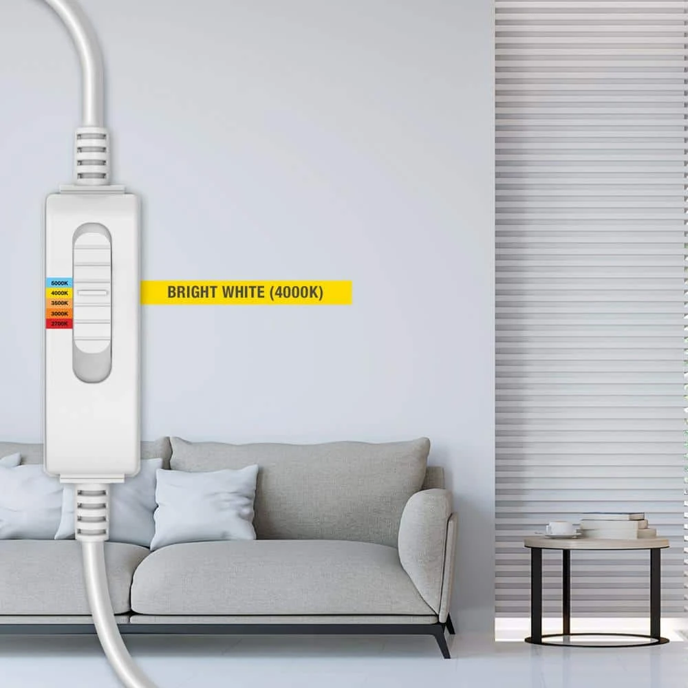 Commercial Electric Slim Baffle 6 in. Color Selectable New Construction and Remodel Canless Recessed Integrated LED Kit (4-Pack) - Image 6