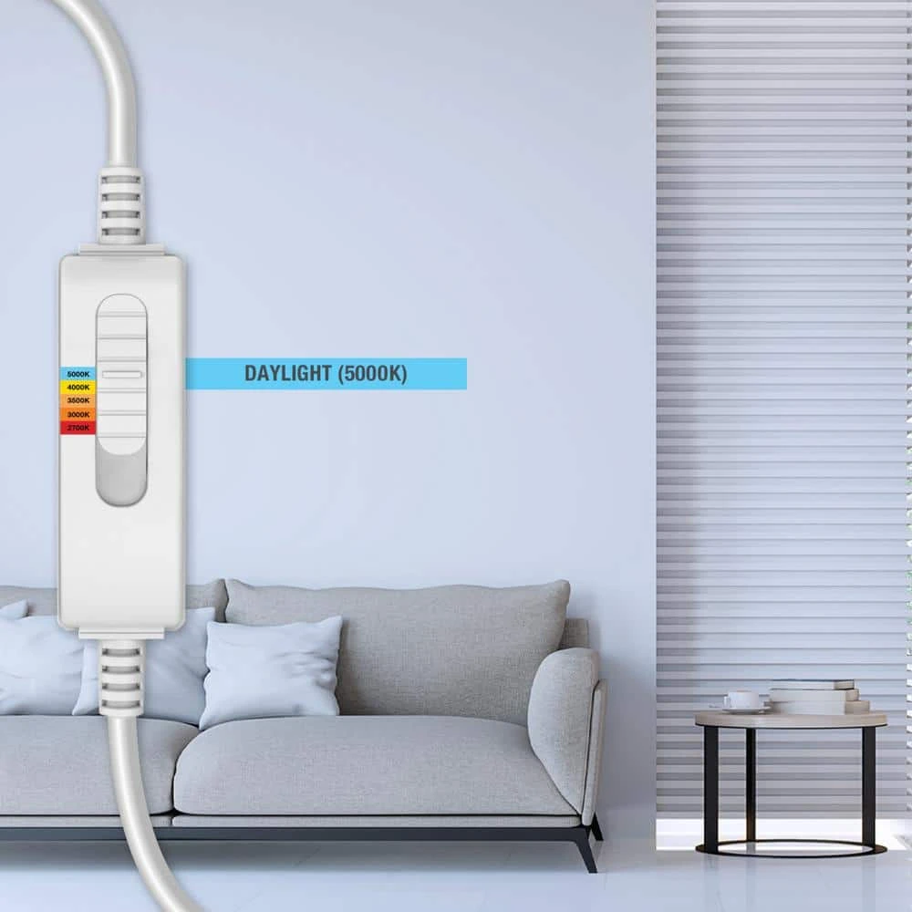 Commercial Electric Slim Baffle 6 in. Color Selectable New Construction and Remodel Canless Recessed Integrated LED Kit (4-Pack) - Image 5