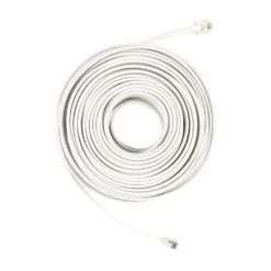 Commercial Electric 50 ft. Telephone Line Cord, White