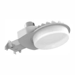 Commercial Electric 600-Watt Equivalent Integrated LED Gray Dusk to Dawn Area Light and Flood Light with 9000 Lumens Outdoor Light