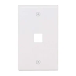 Commercial Electric White 1-Gang 1-Decorator/Rocker/1-Duplex Wall Plate (1-Pack)