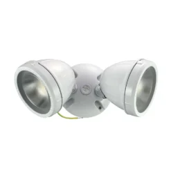Commercial Electric 28-Watt 1100 Lumen CE Line Voltage White LED Landscape Flood Light Dual Spot Light