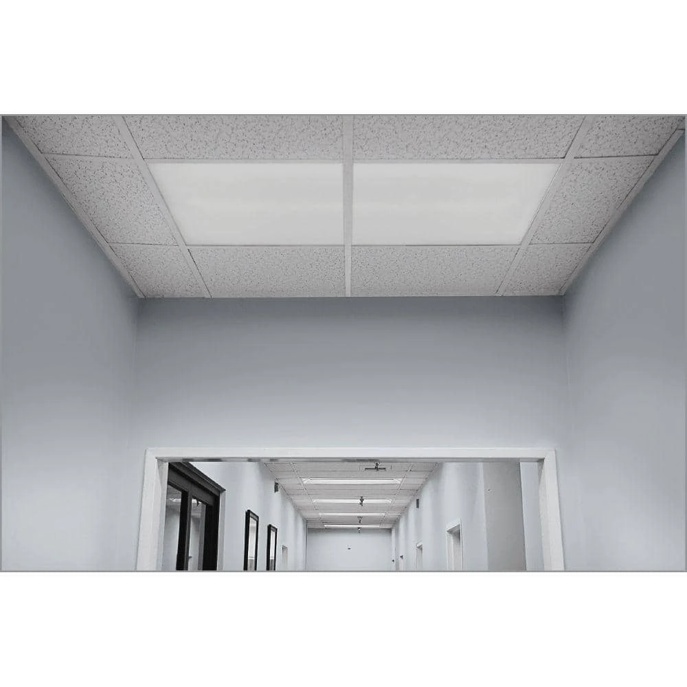 Commercial Electric 1 ft. x 1 ft. 10-Watt Dimmable White Integrated LED Edge-Lit Flat Panel Flush Mount Light with Color Changing CCT - Image 4