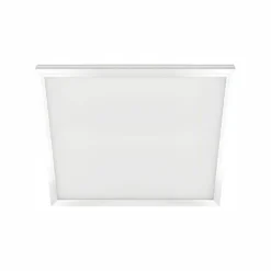 Commercial Electric 2 ft. x 2 ft. 48-Watt White Integrated Edge-Lit Flat Panel T-Bar Grid Flush Mount LED Troffer with Color Changing CCT