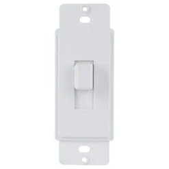 Commercial Electric 1-Gang or Multi-Gang Toggle Plastic Adapter Plate, White